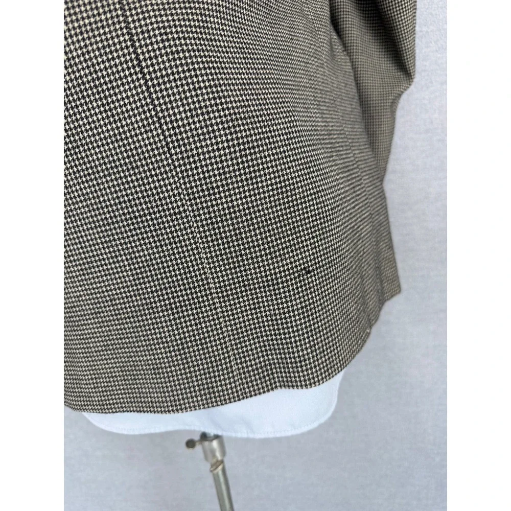 Polo Ralph Lauren Mens 41R‎ Brown Houndstooth Blazer Sport Coat USA Made